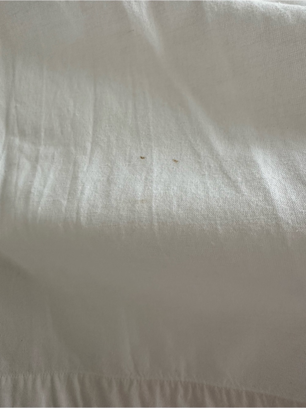 Free People White Button Front Dress M Cotton Linen - Picture 13 of 16